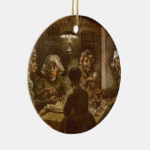 Vincent van Gogh - De aardappel Eaters Keramisch Ornament (Rechts)