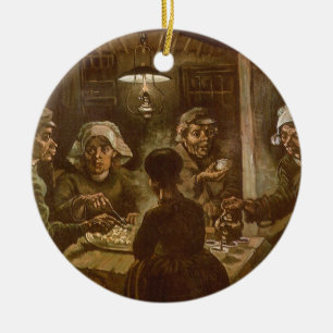 Vincent van Gogh - De aardappel Eaters Keramisch Ornament