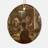 Vincent van Gogh - De aardappel Eaters Keramisch Ornament (Links)