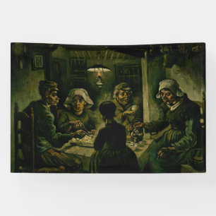 Vincent van Gogh - De aardappel Eaters Spandoek