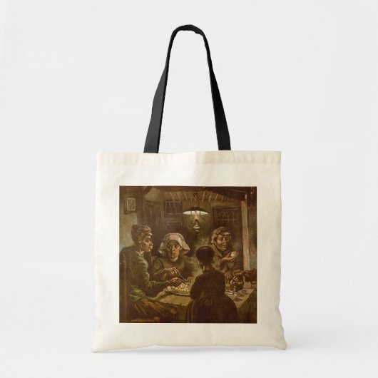 Vincent van Gogh - De aardappel Eaters Tote Bag (Voorkant)