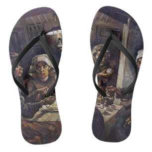 Vincent Van Gogh De Aardappeleters Fijne Kunst Teenslippers