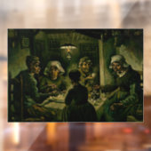 Vincent van Gogh - De Aardappeleters Raamsticker (Vel 2)