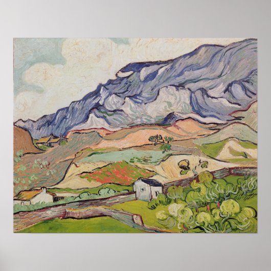 Vincent van Gogh | De Alpilles, 1890 Poster (Voorkant)