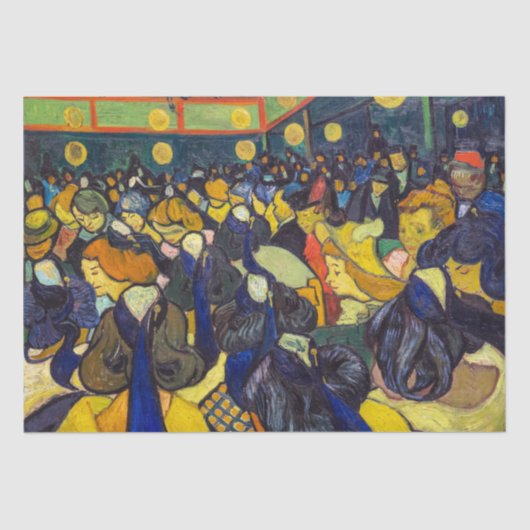 Vincent van Gogh - De ballroom in Arles Tissuepapier (Voorkant)