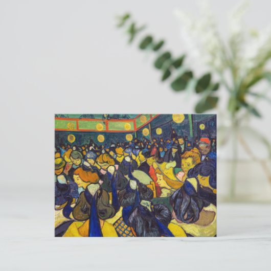 Vincent van Gogh - De balzaal in Arles Briefkaart (Staand voorkant)