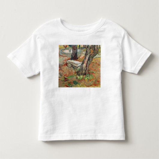 Vincent van Gogh | De Bench te Saint-Remy Kinder Shirts (Voorkant)