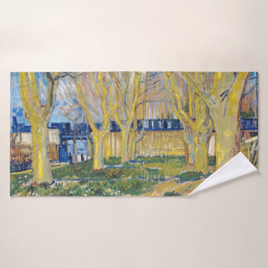 Vincent van Gogh - De blauwe trein Bad Handdoek (Badhanddoek)