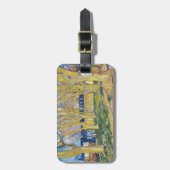 Vincent van Gogh - De blauwe trein Bagagelabel (Voorkant verticaal)