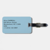 Vincent van Gogh - De blauwe trein Bagagelabel (Achterkant horizontaal)