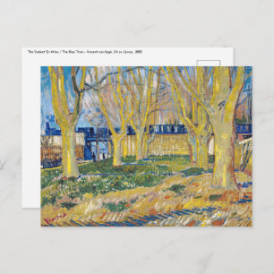 Vincent van Gogh - De blauwe trein Briefkaart