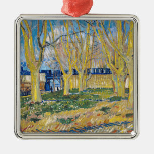 Vincent van Gogh - De blauwe trein Metalen Ornament
