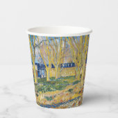 Vincent van Gogh - De blauwe trein Papieren Bekers (Achterkant)
