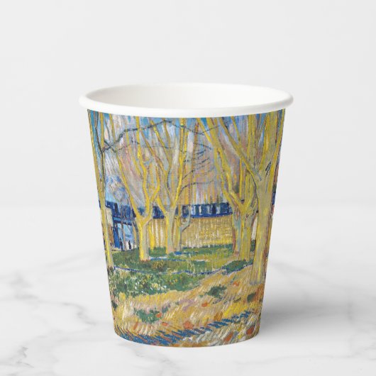 Vincent van Gogh - De blauwe trein Papieren Bekers (Voorkant)