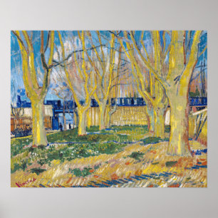 Vincent van Gogh - De Blauwe Trein Poster