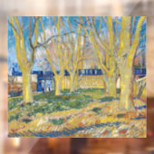 Vincent van Gogh - De blauwe trein Raamsticker (Vel 2)