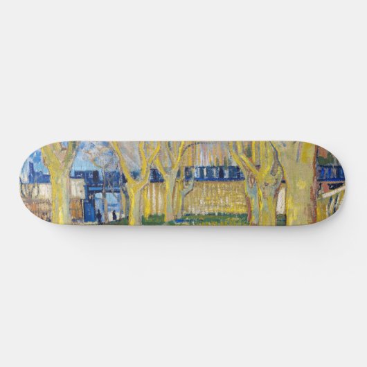 Vincent van Gogh - De blauwe trein Skateboard (Horizontaal)
