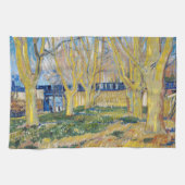 Vincent van Gogh - De blauwe trein Theedoek (Horizontaal)