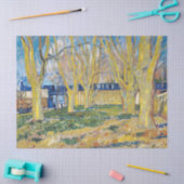 Vincent van Gogh - De blauwe trein Tissuepapier (Craft)