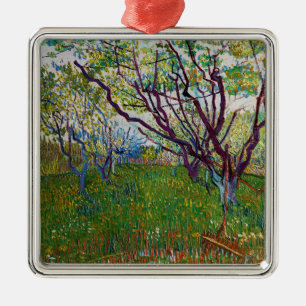 Vincent van Gogh - De Bloeiende Boomgaard Metalen Ornament