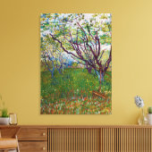 Vincent van Gogh - De bloeiende Orchard Canvas Afdruk (Insitu (Woonkamer))