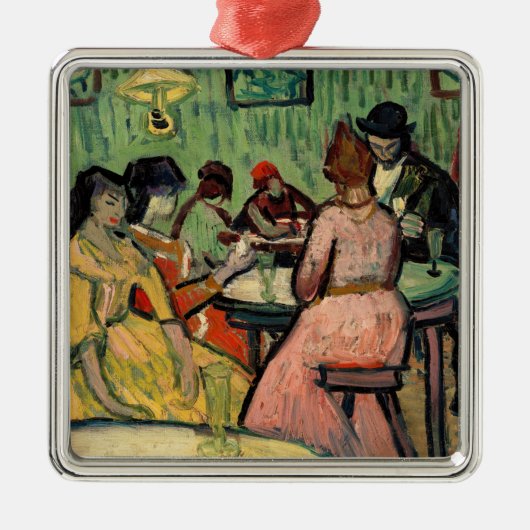 Vincent van Gogh - De Brothel Metalen Ornament (Voorkant)