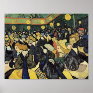 Vincent van Gogh De Dance Hall in Arles, 1888 Poster