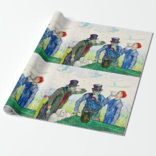 Vincent Van Gogh De Drinkers Fijne Kunst Cadeaupapier