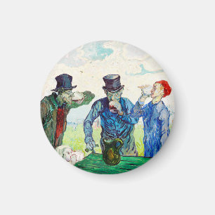 Vincent Van Gogh De Drinkers Fijne Kunst Magneet