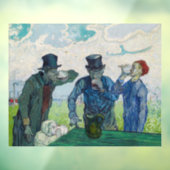 Vincent van Gogh - De Drinkers na Daumier Raamsticker (Vel 3)