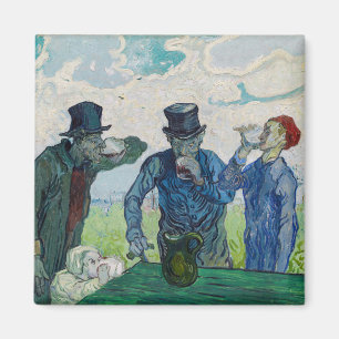 Vincent van Gogh - De drinkers, naar Daumier Magneet