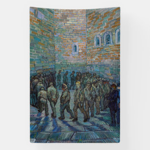 Vincent van Gogh - De gevangenenkamer Spandoek