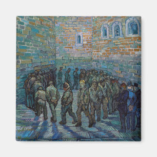 Vincent van Gogh - De gevangenis binnenplaats Magneet