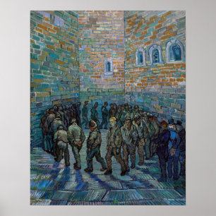 Vincent van Gogh - De gevangenis binnenplaats Poster
