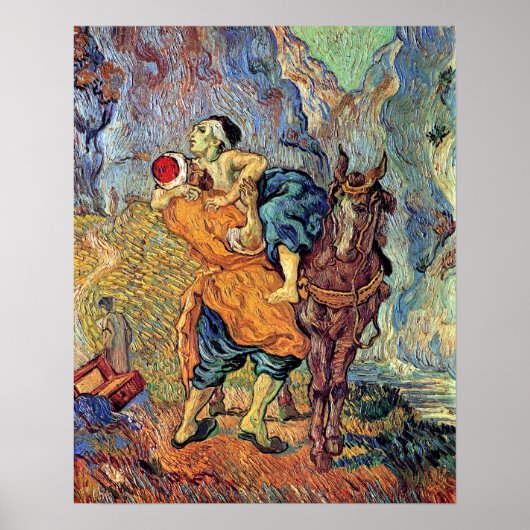 Vincent Van Gogh - de goede Samaritaan - de fijne Poster (Voorkant)