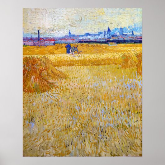 Vincent van Gogh - De Harvesters Poster (Voorkant)