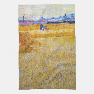Vincent van Gogh - De Harvesters Theedoek