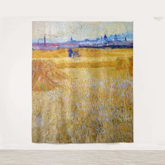 Vincent van Gogh - De Harvesters Wandkleed (Voorkant)
