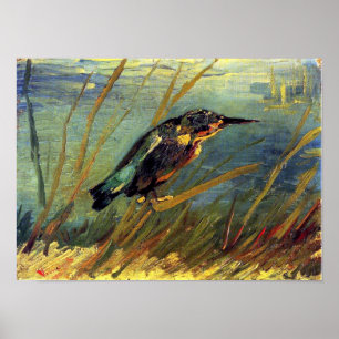 Vincent Van Gogh - De IJsvogel - Vogel Liefhebber Poster