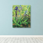Vincent Van Gogh - de Iris Natuur Lover Fine Art Canvas Afdruk (Insitu (Houten vloer))