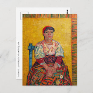 Vincent Van Gogh - de Italiaanse vrouw Briefkaart