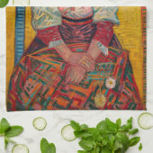 Vincent Van Gogh - de Italiaanse vrouw Theedoek (Gevouwen)