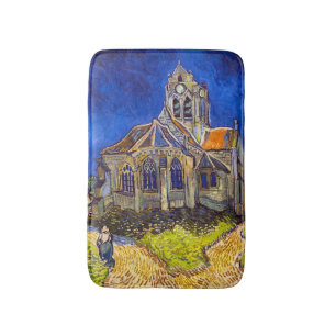 Vincent van Gogh - De kerk in Auvers Badmat