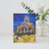 Vincent van Gogh - De kerk in Auvers Briefkaart (Staand voorkant)
