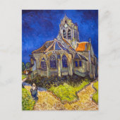 Vincent van Gogh - De kerk in Auvers Briefkaart (Voorkant)