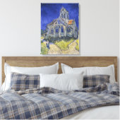 Vincent van Gogh, De kerk in Auvers Canvas Afdruk (Insitu (Slaapkamer))