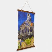 Vincent van Gogh - De kerk in Auvers Hangend Wandkleed (Gebogen)
