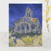 Vincent van Gogh, De kerk in Auvers Kaart (Gele Bloem)