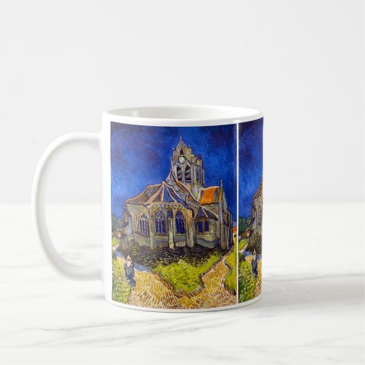 Vincent van Gogh - De kerk in Auvers Koffiemok (Links)
