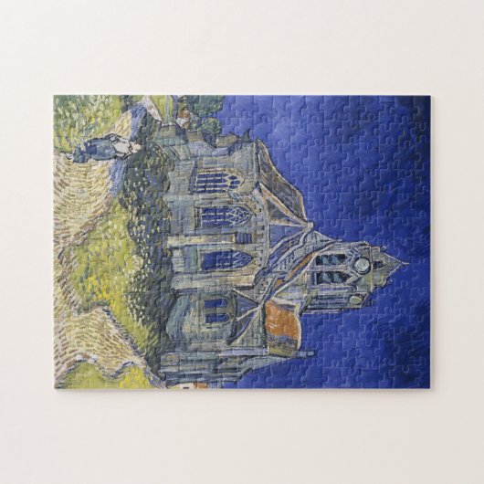 Vincent van Gogh, De kerk in Auvers Legpuzzel (Horizontaal)